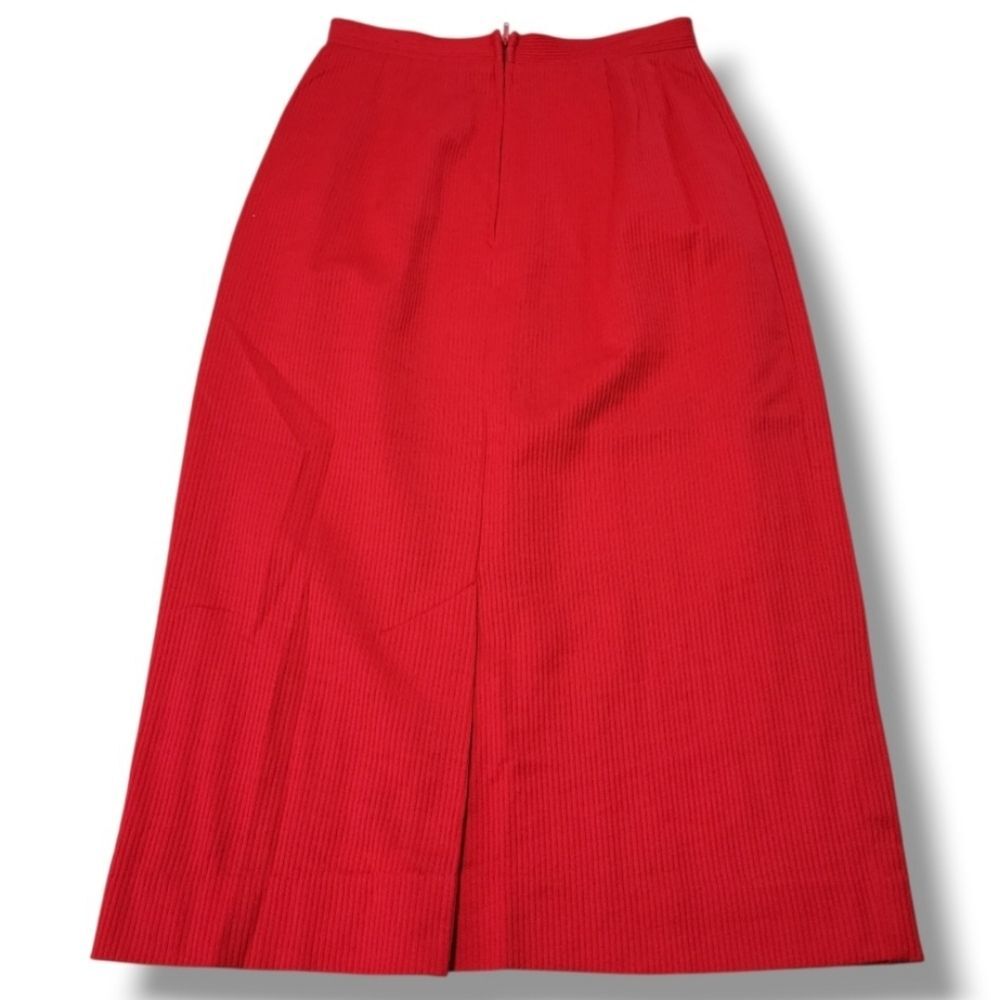 60s Vintage Skirt Size 12 W24" Waist Vintage Koret Of California Skirt Talon Zip - Picture 4 of 9